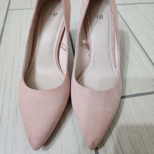 Size S Nude Pink High Heels H&M